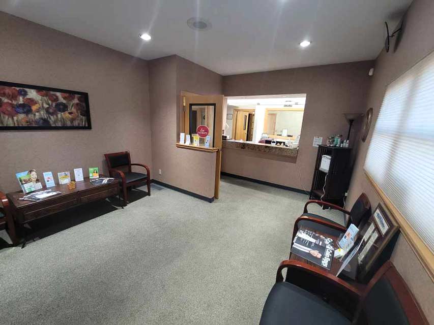 Waiting area at Emergency Dental CSP