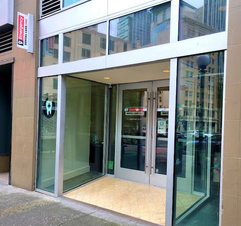 Emergency Dental Care Entrance - Downtown Seattle